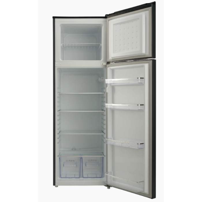 Artel HD‑341FN S Мокрый Асфальт — дверные полки: 1 большая и 3 средние для удобного хранения продуктов — Onbir.kg Бишкек, Кыргызстан