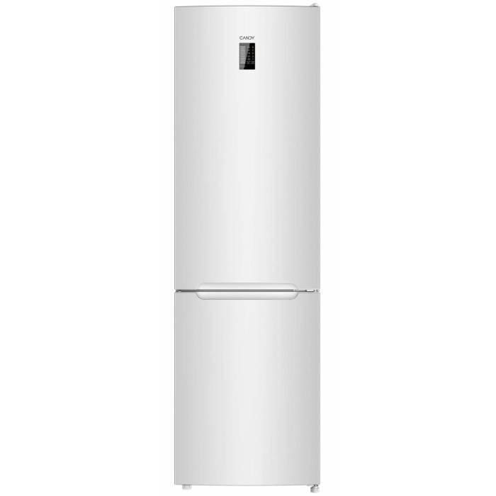 Candy CCRN6200WD — стильный холодильник с лаконичным дизайном и LED-дисплеем на двери для удобного управления.