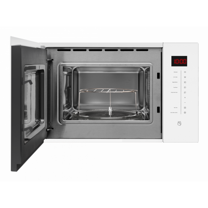 Встраиваемая белая микроволновая печь Hansa AMMB25E1WH с глянцевой отделкой и объемом 25 литров. Купить в Бишкеке с бесплатной доставкой.