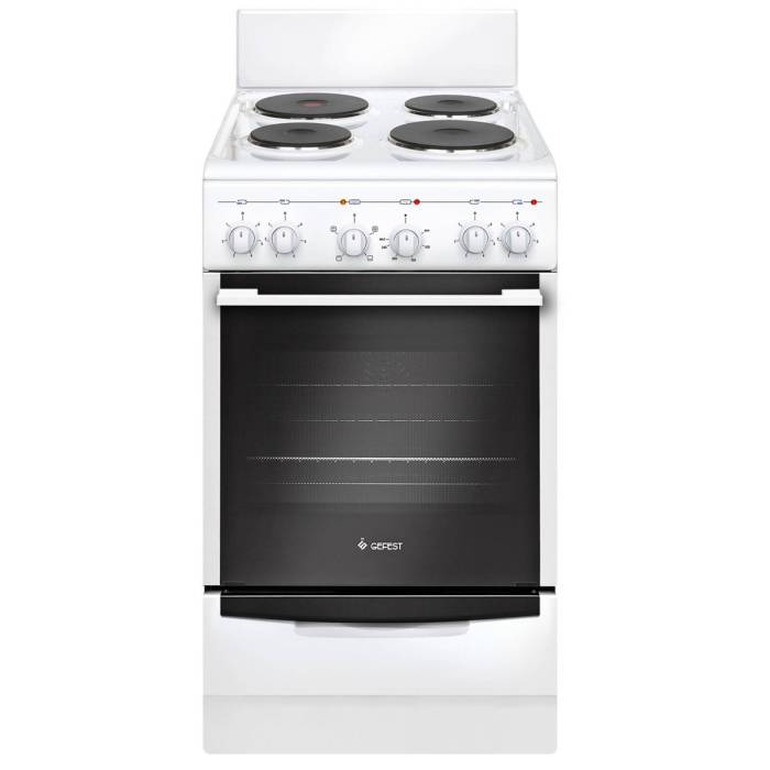 GEFEST ЭП Н Д 5140-01 0035 — электрическая плита, белый корпус, эмалированная поверхность — Onbir.kg Бишкек, Кыргызстан