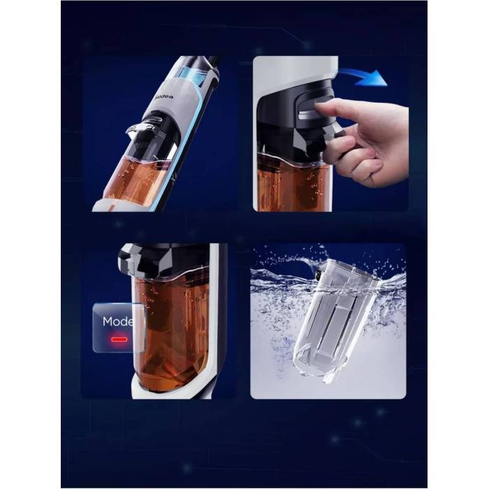 Midea MVC-X6 — моющий валик 2000 об/мин эффективно очищает стойкие загрязнения