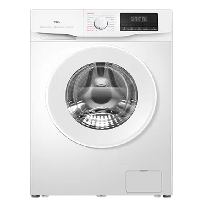 TCL TWMF-606W10W1 — фронтальная стиральная машина, загрузка 6 кг, цвет белый, цифровой инверторный мотор, тихая и долговечная работа.