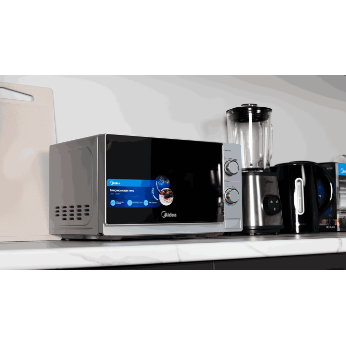 Купить Микроволновку Midea AM720C4E-W Купить в Бишкеке с доставкой онлайн заказать Микроволновую печь Midea в Кыргызстане