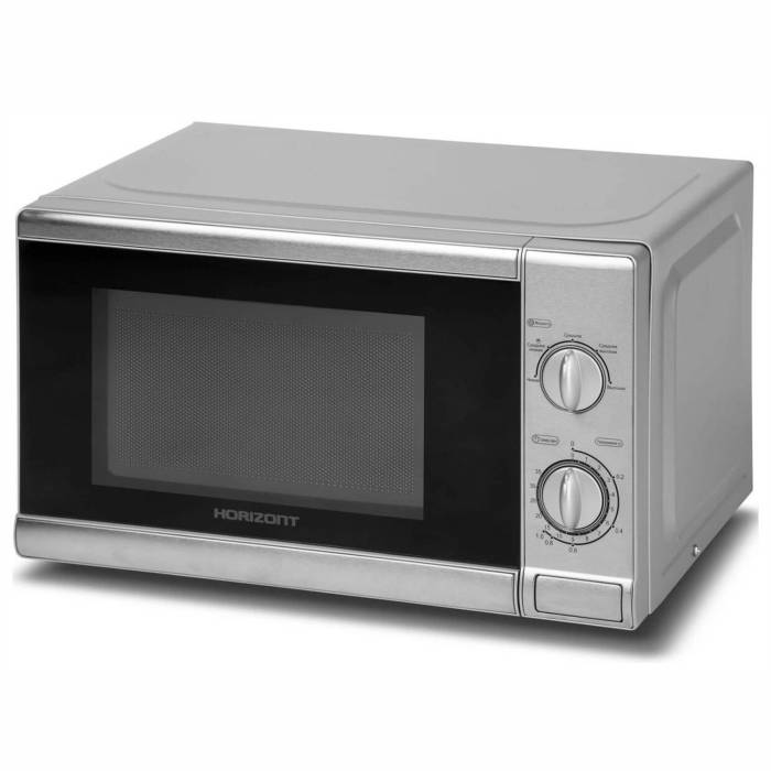 Horizont 20MW700-1378BLS — механическое управление, 5 уровней мощности, таймер на 35 минут. Купить в Кыргызстане.