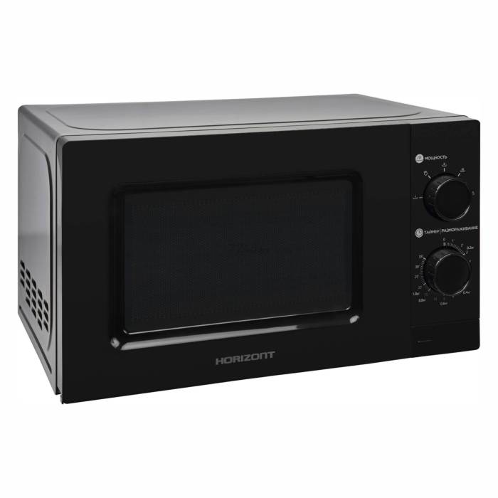 Horizont 20MW700-1378GSB — универсальная микроволновка для дома, офиса или дачи. Купить онлайн с доставкой