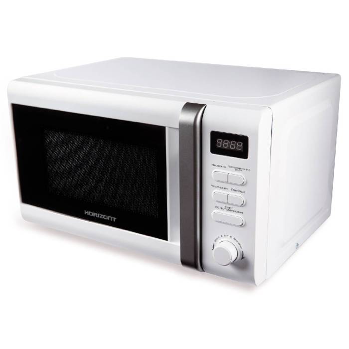 Horizont 20MW700-1379CTW — внутренняя камера с эмалью, подсветка, звуковой сигнал. Купить с доставкой в Кыргызстане