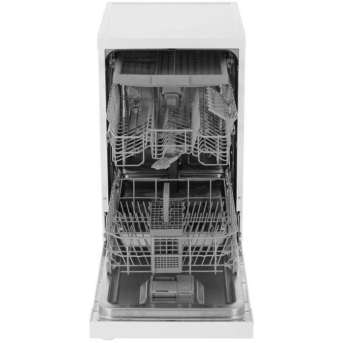 Indesit DFS 2A59-9 — защита от протечек частичная, блокировка от детей, разбрызгиватель над верхней корзиной — Onbir.kg