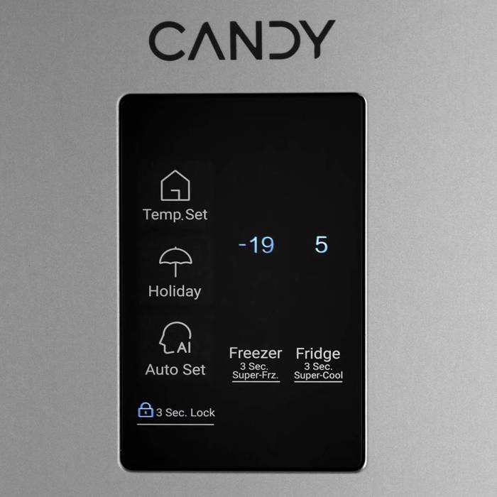 Вместительный и удобный Candy CCRN6200SD с электронным управлением и LED-дисплеем на дверце.