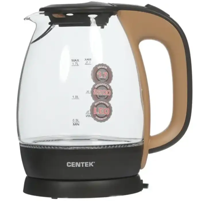 Электрочайник Centek CT-0056 цвет коричневый