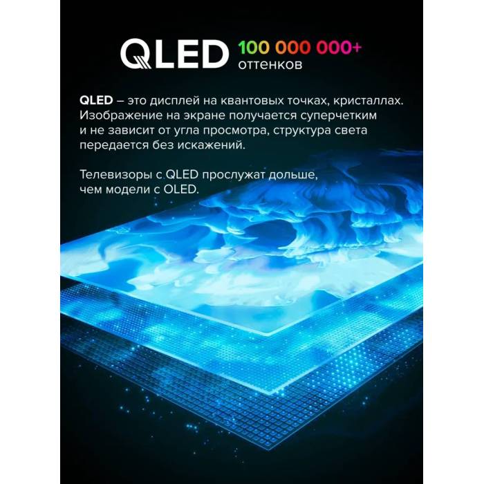 Телевизор TCL 65P7K 4K UHD, QLED TV