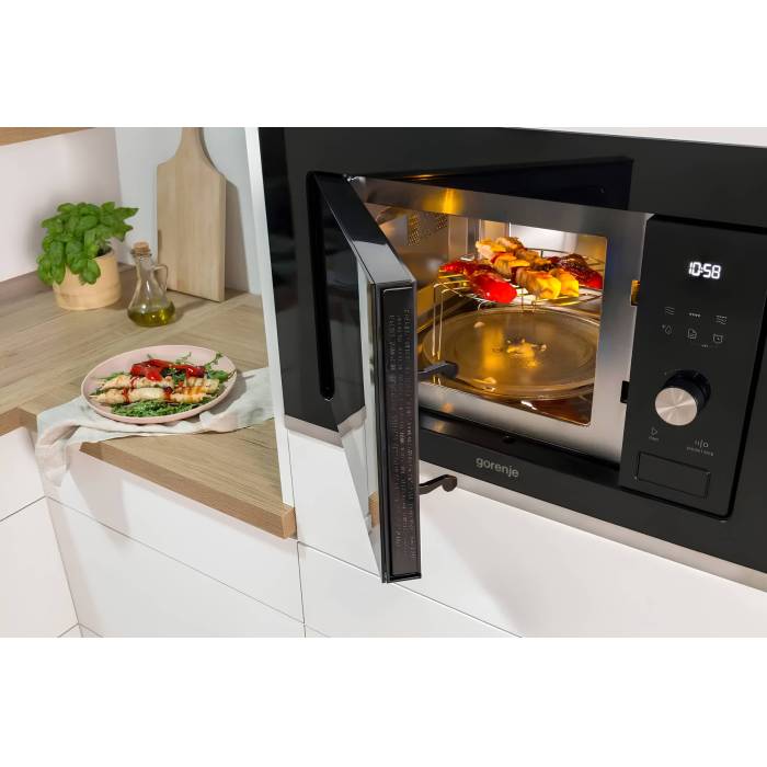 Микроволновая печь Gorenje BM201AG1BG с грилем, идеально подходит для встраивания. Купить с доставкой по городу и регионам Кыргызстана!