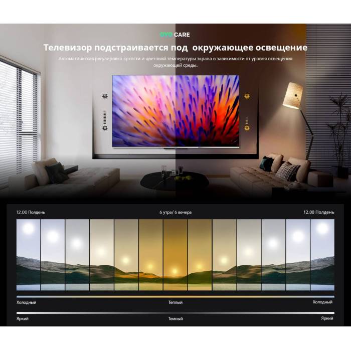 Телевизор Skyworth 65Q66G QLED 4K, Google TV, Dolby Vision и Atmos