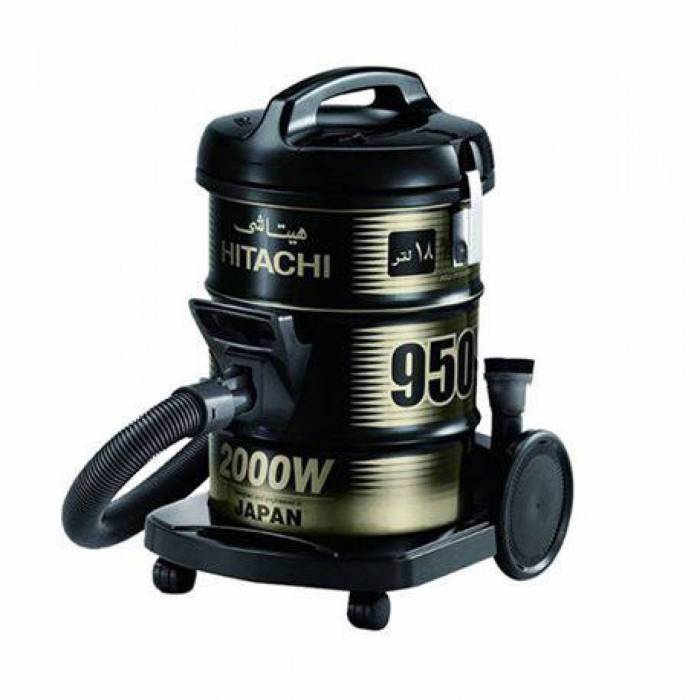 Пылесос с контейнером Hitachi CV-950F 240C BK