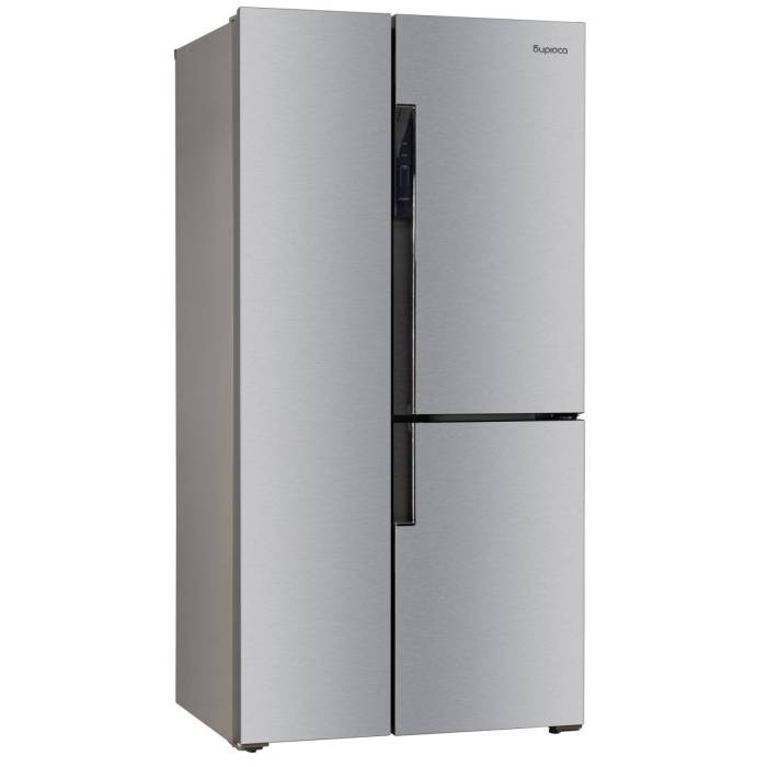 Бирюса TD 563 I — вместительный холодильник side-by-side на 552 л с инверторным компрессором и Metal Cooling.