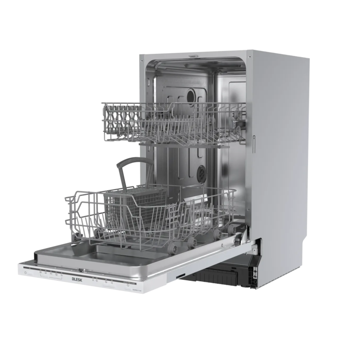 BLESK BXWP09-7714F — кнопочное управление, 2 корзины, функция полузагрузки, задержка старта, Onbir.kg