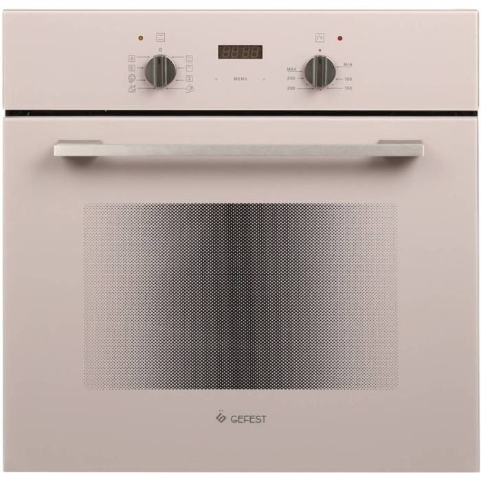 GEFEST ДА 622-02 М51 — электрическая духовка, тауп стеклянный фасад — Onbir.kg Бишкек, Кыргызстан
