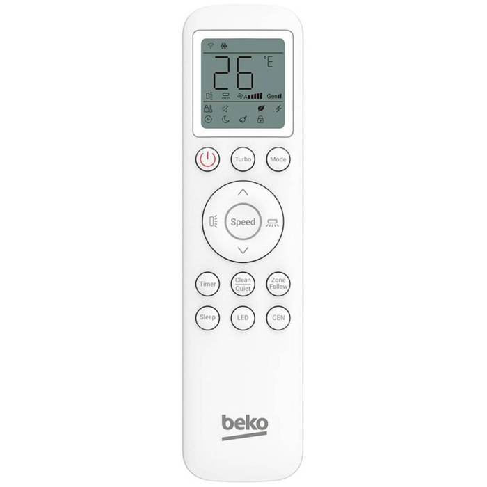 Beko BRHPA‑120 — энергосберегающий инвертор, обслуживание площади до ≈35 м² (≈36 м²) — Onbir.kg Бишкек, Кыргызстан