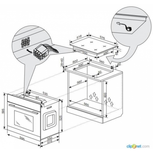 Духовка встраиваемая Hansa BOEI68401