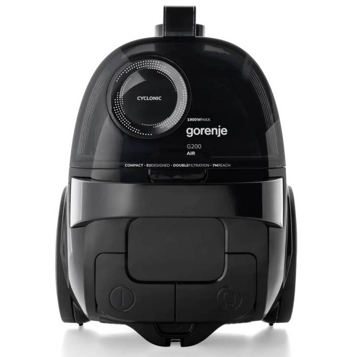 Gorenje VC1901G2ABK — пылесос 1900 Вт, контейнер, универсальная щетка, купить Onbir.kg