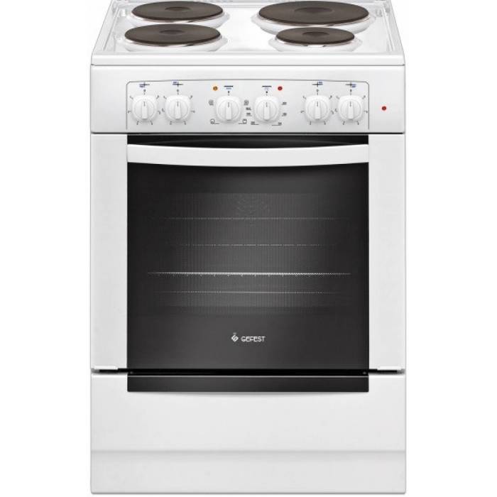 GEFEST ЭП Н Д 6140‑01 — электрическая плита, белый корпус — Onbir.kg Бишкек, Кыргызстан