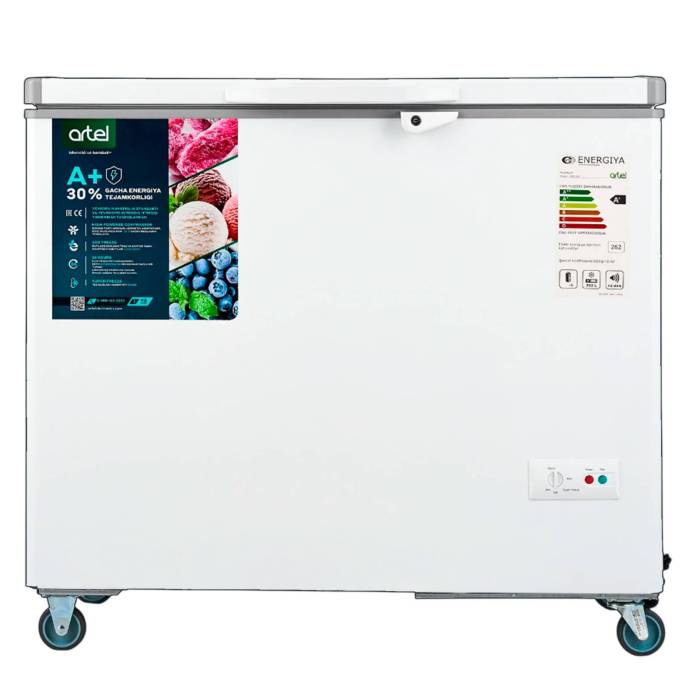 Artel AFC300 морозильник, 250 л, с капельным размораживанием и энергопотреблением A+ — купить в Кыргызстане онлайн