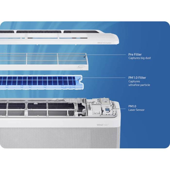 Кондиционер SAMSUNG AR70F09C1BWNER WindFree™,inverter  (до 27 м²)