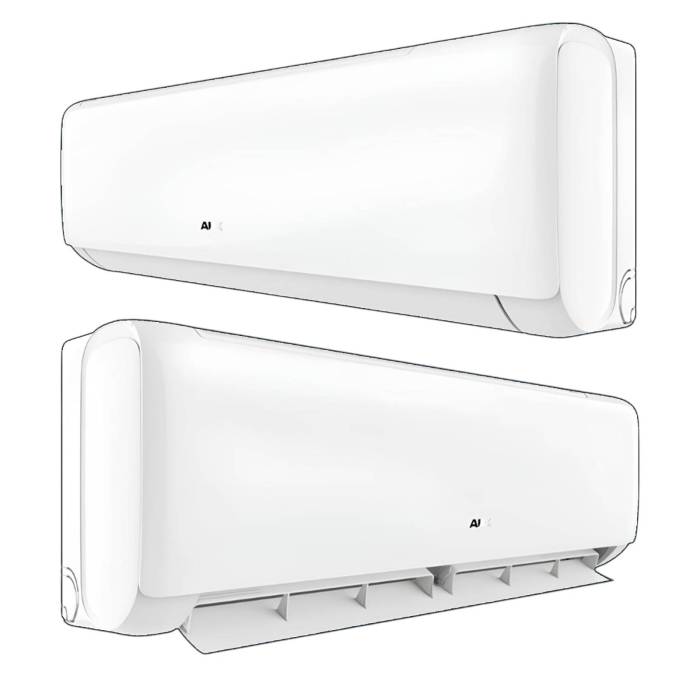 AUX 09-QC — кондиционер для больших помещений, охлаждение до 7.3 кВт и обогрев до 7.3 кВт, купить с доставкой в Бишкеке