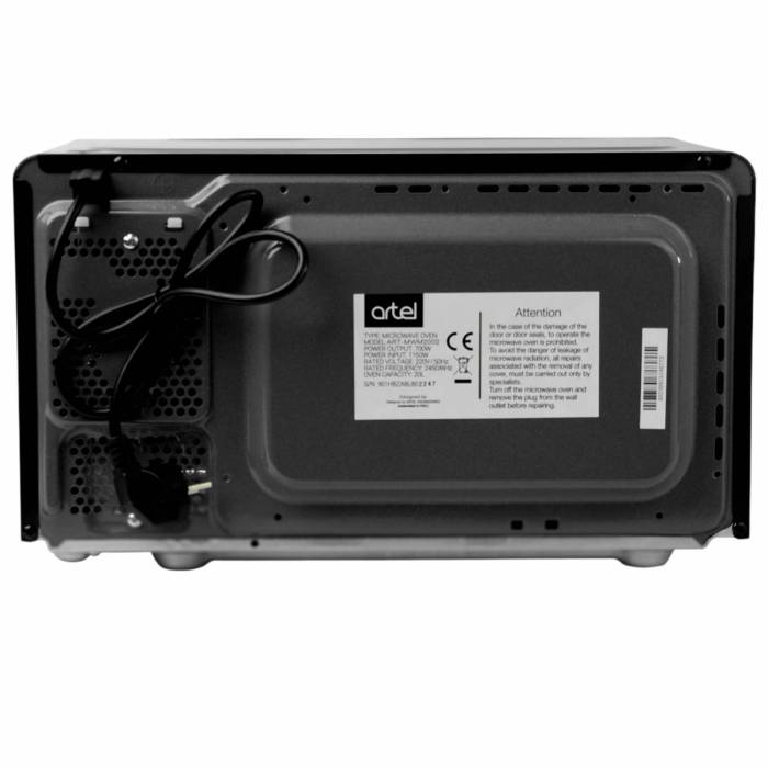 Микроволновая печь Artel — равномерный нагрев, компактные размеры 45,5×34,4×25,8 см. Купить с доставкой.