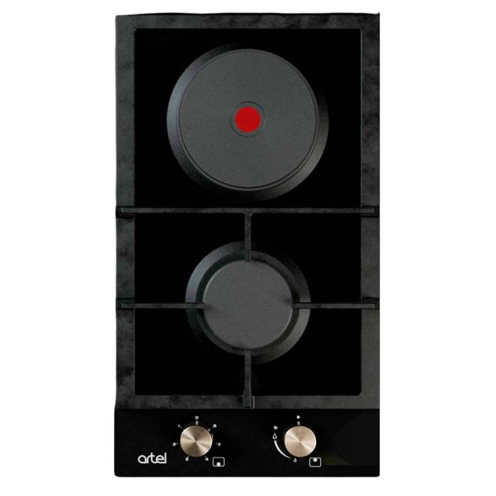 Artel Premio A31-0720 — одна газовая и одна электрическая конфорка обеспечивают функциональность на минимальной площади