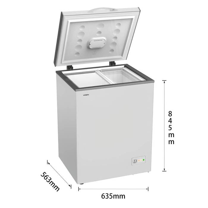 YASIN BC/BD-178AW — хладагент R600a с трубчатым испарителем и экологичным циклопентаном в качестве пенообразующего агента