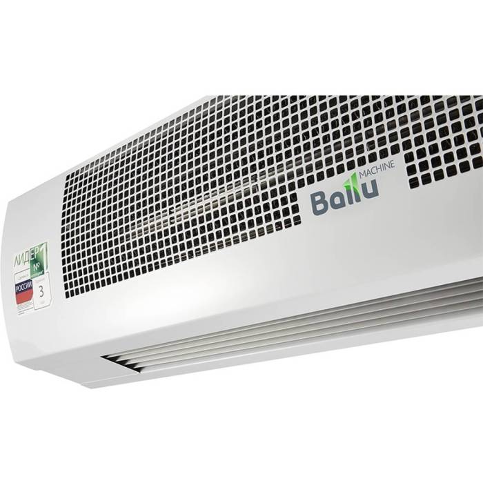 Ballu BHC-B10T06-PS — ТЭНы с оребрением, три ступени мощности: 0 / 3 / 6 кВт и режим без нагрева