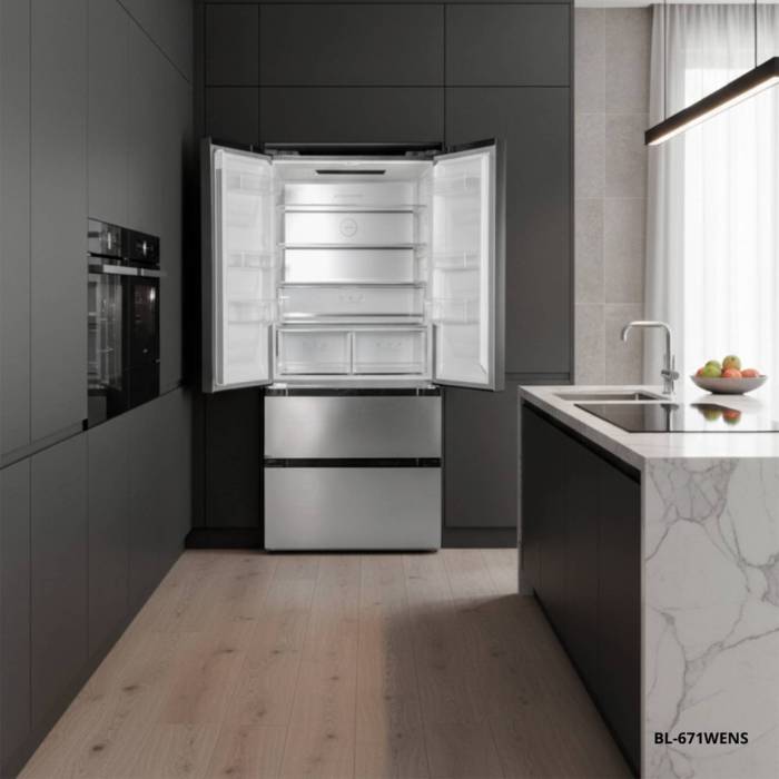 BLESK BL-671WENS — система No Frost и Multi Air Flow предотвращают наледь и обеспечивают равномерное охлаждение во всех зонах