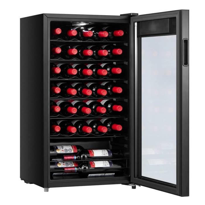 Холодильник BLESK BL-JG129LC — дверца с Low-E и UV glass для защиты напитков от солнечного воздействия, заказать онлайн