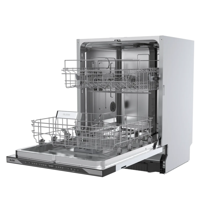 BLESK BXWP14-7710S — кнопочное управление, 2 корзины с красными ручками формы F, доставка Onbir.kg