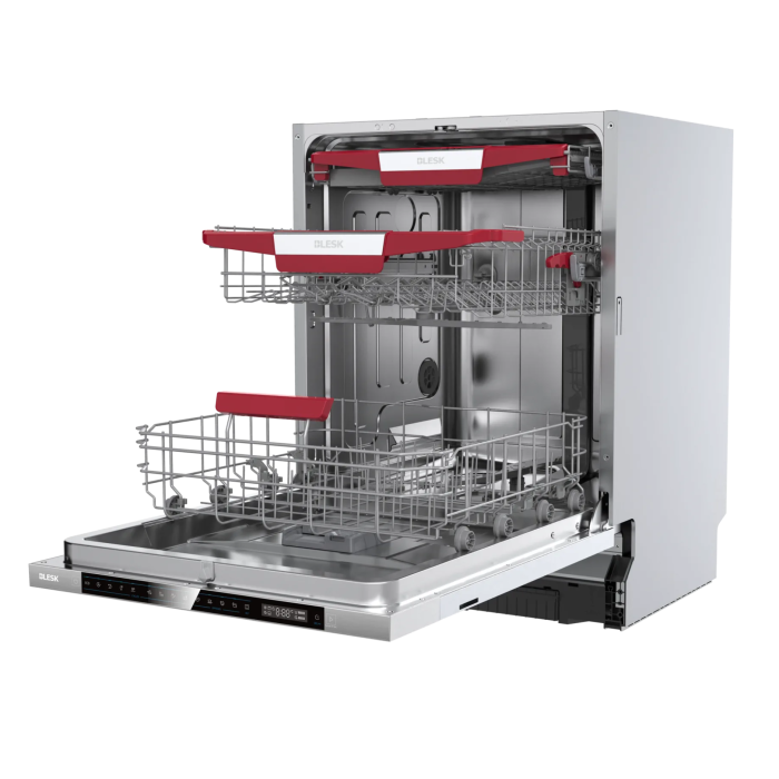 BLESK BXWP14-IN7711VS — 3 корзины с красными ручками формы V, цифровое освещение, доставка Onbir.kg