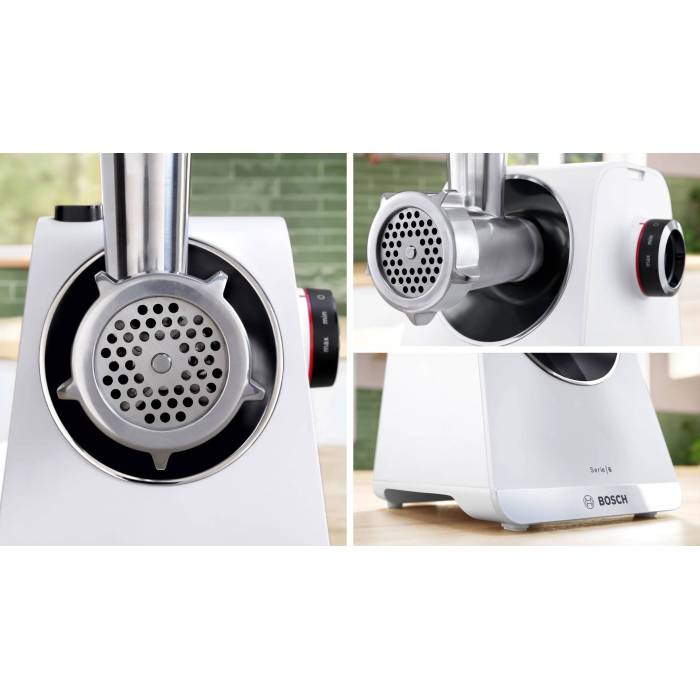 Мясорубка BOSCH MFWS609W — Цвет: белый — Onbir.kg Бишкек, Кыргызстан