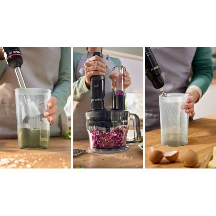 Блендер погружной BOSCH MSM4B670 — Цвет: черный "пиано" — Onbir.kg Бишкек, Кыргызстан