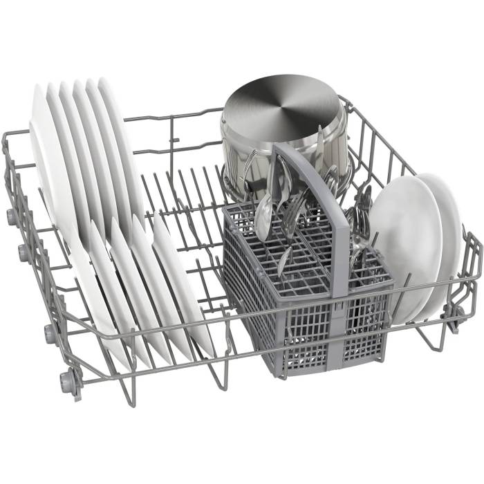 Bosch SMV25CX10QR — встраиваемая модель с конденсационной сушкой и закрытой панелью, купить в Бишкеке