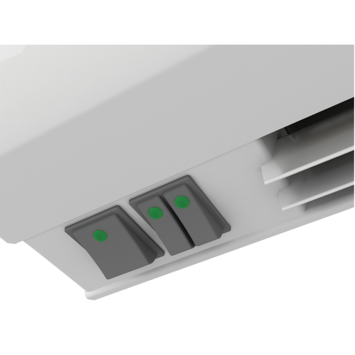 Ballu BHC-L06-S03 — мощность 3 кВт, оптимальна для проёмов до 60 см шириной