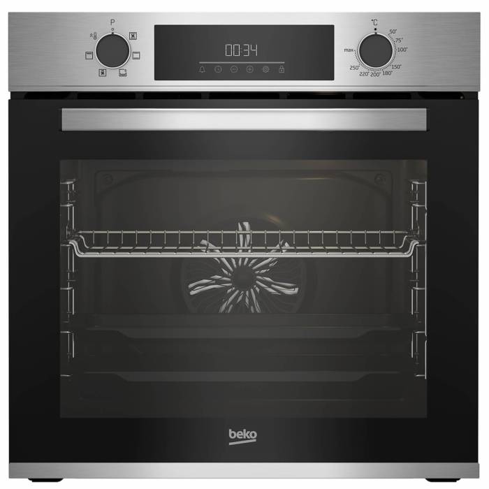 Встраиваемая духовка Beko BBIE18300W — электронный таймер, блокировка от детей и удобство готовки. Купить в Бишкеке с доставкой