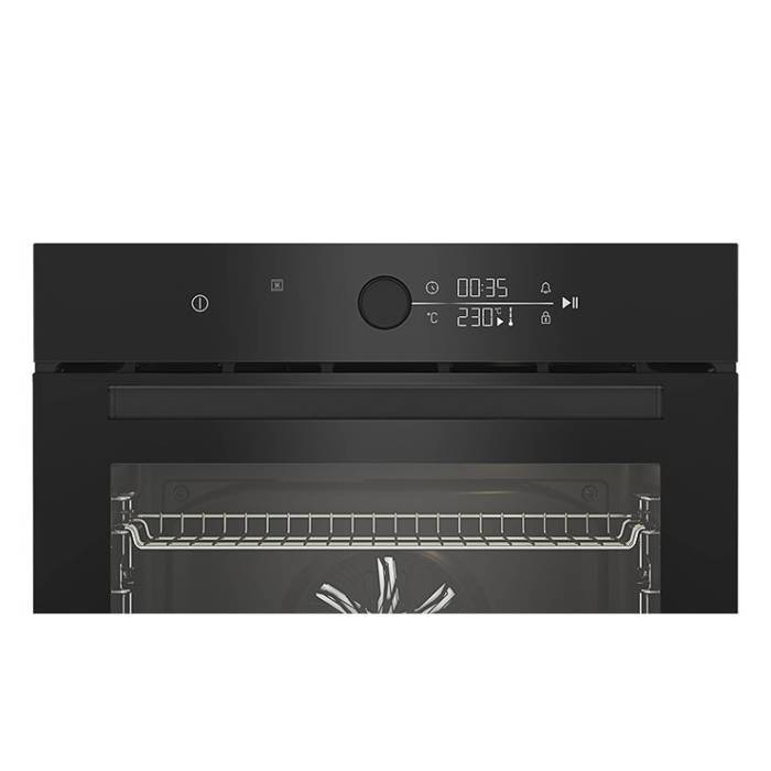 Духовка Beko BBIM174NOBE — LED дисплей и поворотные переключатели управления ONBIR.KG