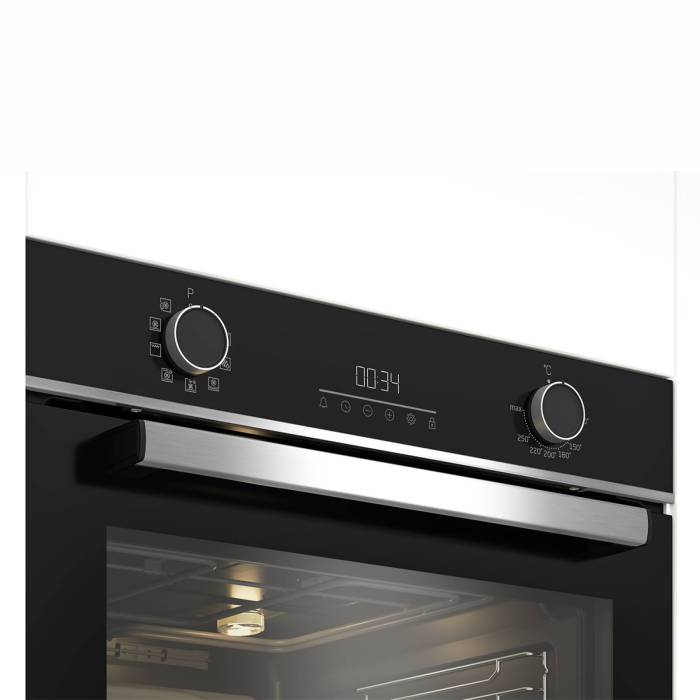 Встраиваемая духовка Beko BBIMA13300XS, корпус из нержавеющей стали. Купить с доставкой в Бишкеке
