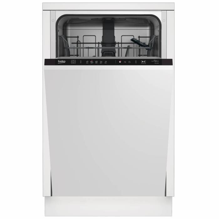 Beko BDIS15020 — встраиваемая посудомоечная машина шириной 45 см, на 10 комплектов. Купить в Бишкеке с доставкой