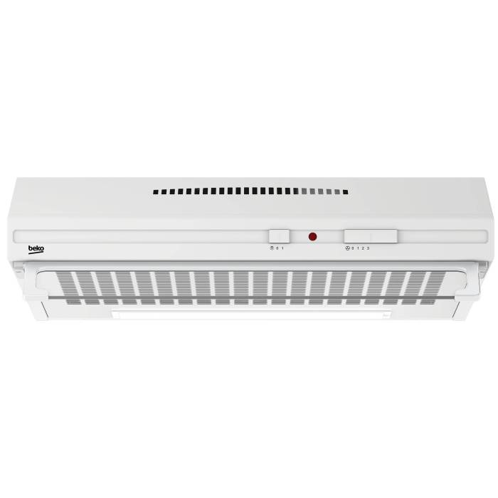Вытяжка Beko CFB 6432 W — компактная модель шириной 60 см с белым корпусом и простым кнопочным управлением ONBIR.KG