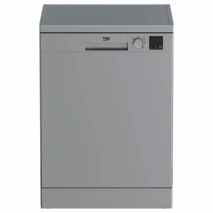 Посудомоечная машина Beko DVN053WR01S серебристого цвета, ширина 60 см. Вмещает 13 комплектов посуды, заказать с доставкой в Бишкеке