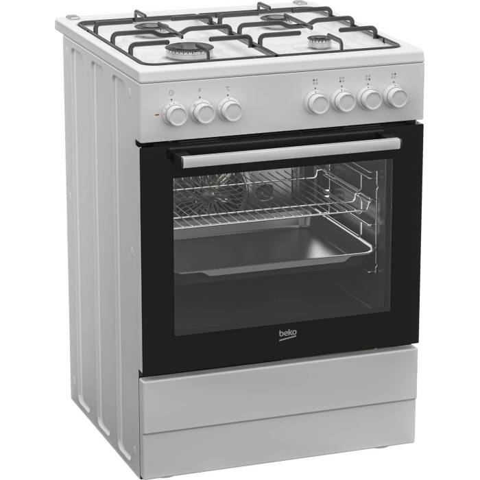 Beko FBE62120SWD плита — газовая варочная панель, встроенный электроподжиг ONBIR.KG