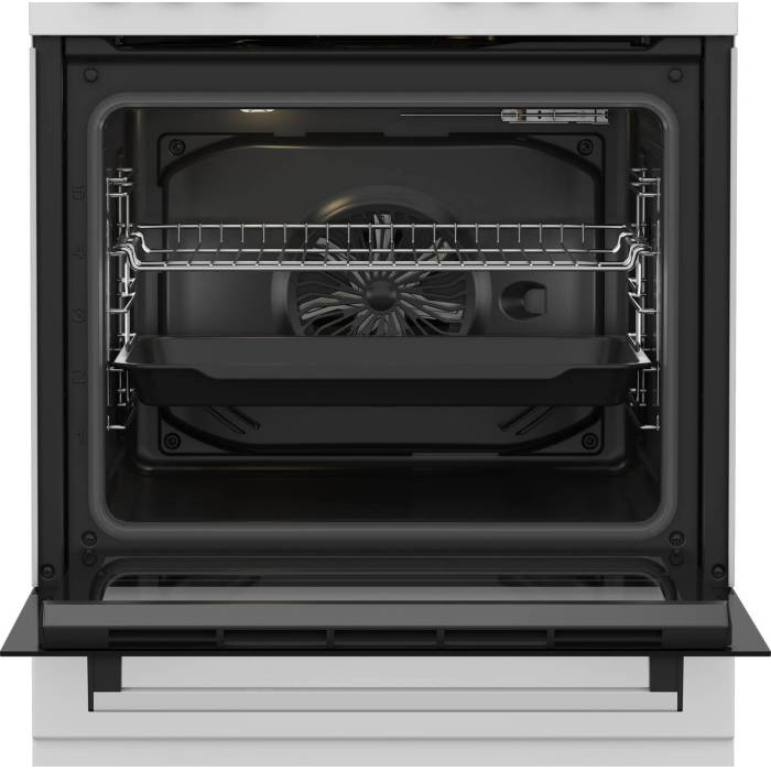 Газоэлектрическая плита Beko FBE62120SWD — бустер, быстрый разогрев духовки ONBIR.KG