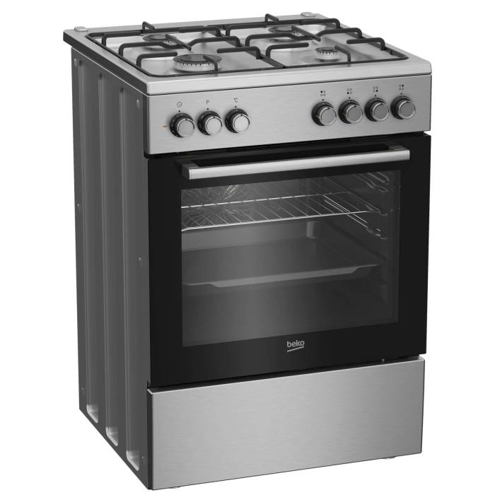Beko FBE62130GXDN — электрическая духовка объёмом 65 литров с 6 режимами приготовления, включая гриль, конвекцию и нижний нагрев
