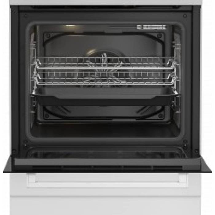 Газоэлектрическая плита Beko FBE63131WCS — электрический гриль, равномерное запекание ONBIR.KG