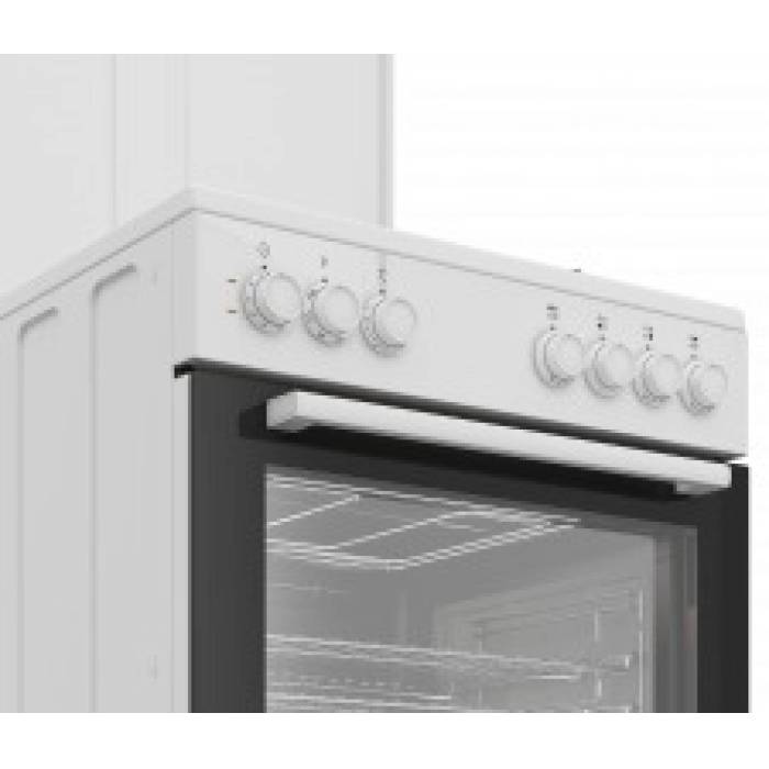 Газоэлектрическая плита Beko FBE63131WCS — встроенный электроподжиг, удобство использования ONBIR.KG